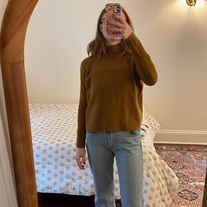 Everlane 100% Cashmere Cropped Boxy Turtleneck Sweater | Woman’s Size XS